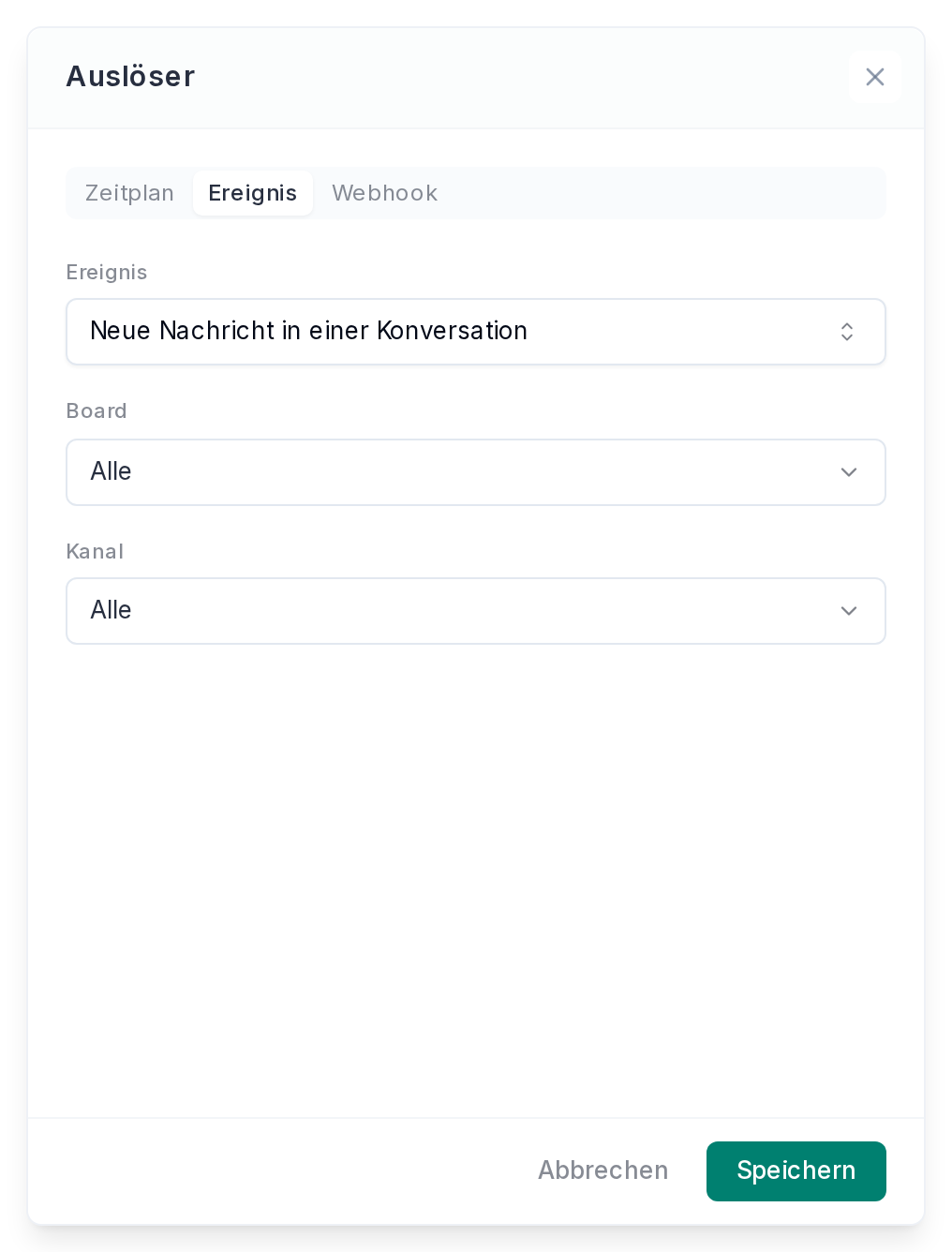 Ereignis als Auslöser