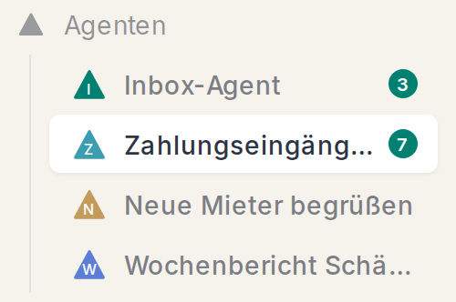 Eigene Agenten im Teamchat
