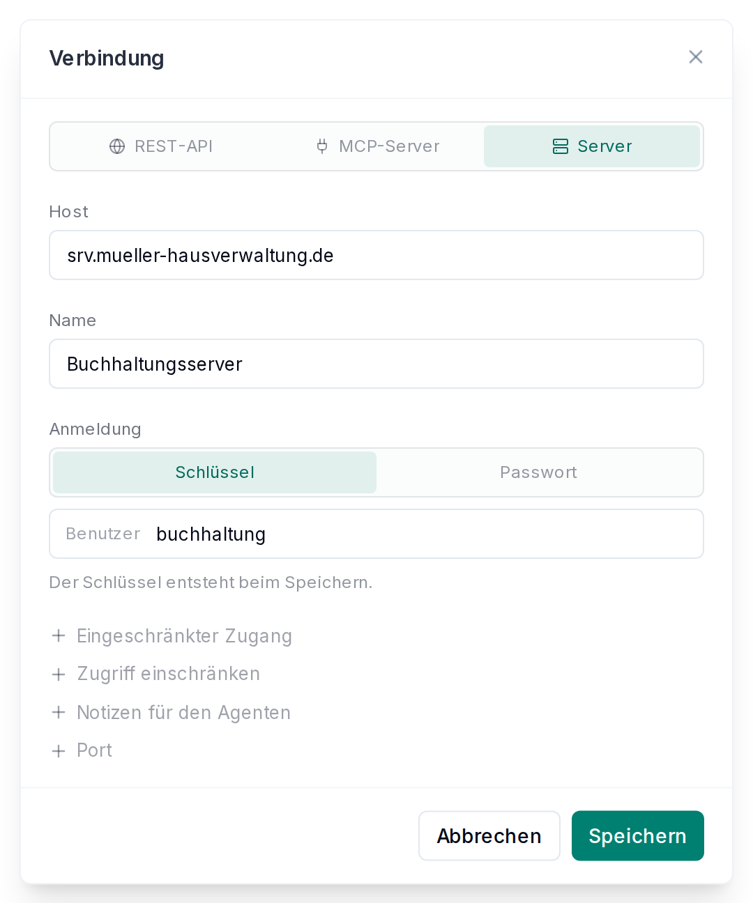 Neuer Server