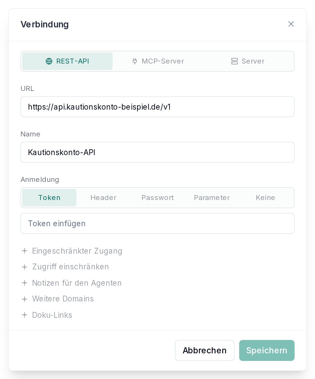 Neue REST-API